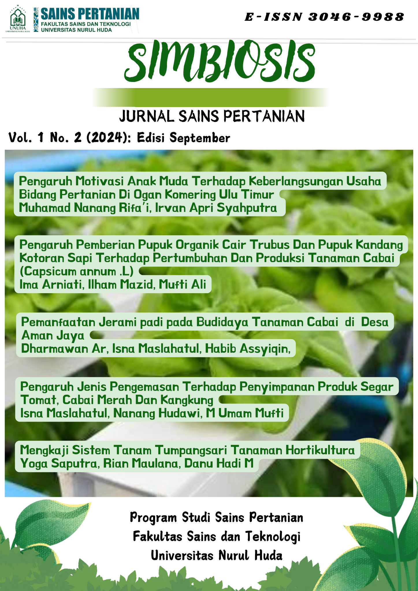 					View Vol. 1 No. 2 (2024): Edisi September
				